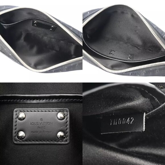 LOUIS VUITTON Monogram satin Noir M92275 shoulder bag 800000127335000 - Picture 6 of 12